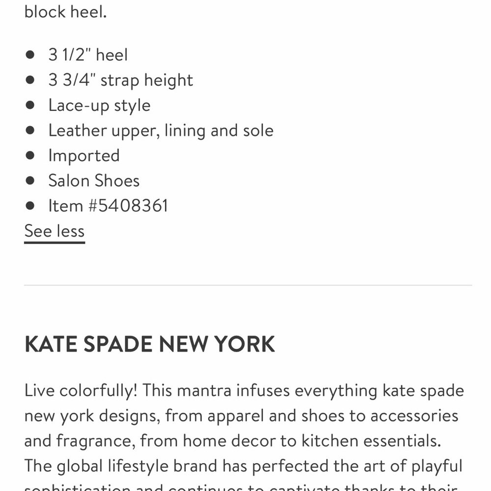 Kate Spade Oasis Heels - Picture 7 of 7
